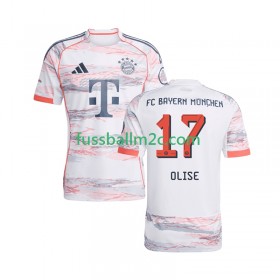 Fußballtrikots Bayern München Michael Olise 17 Auswärts Trikotsatz 2025-2026